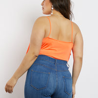 Curve Maddie Single Ruffle Bodysuit Plus Size Tops -2020AVE