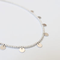 Myra Mini Coin Necklace Jewelry Silver One Size -2020AVE