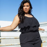 Curve Jevan Dotted Top Plus Size Tops -2020AVE