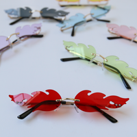 Old Flame Sunglasses Accessories Red One Size -2020AVE