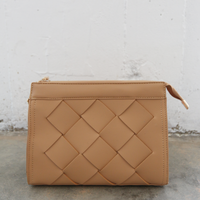 On The Go Woven Clutch Accessories Brown One Size -2020AVE