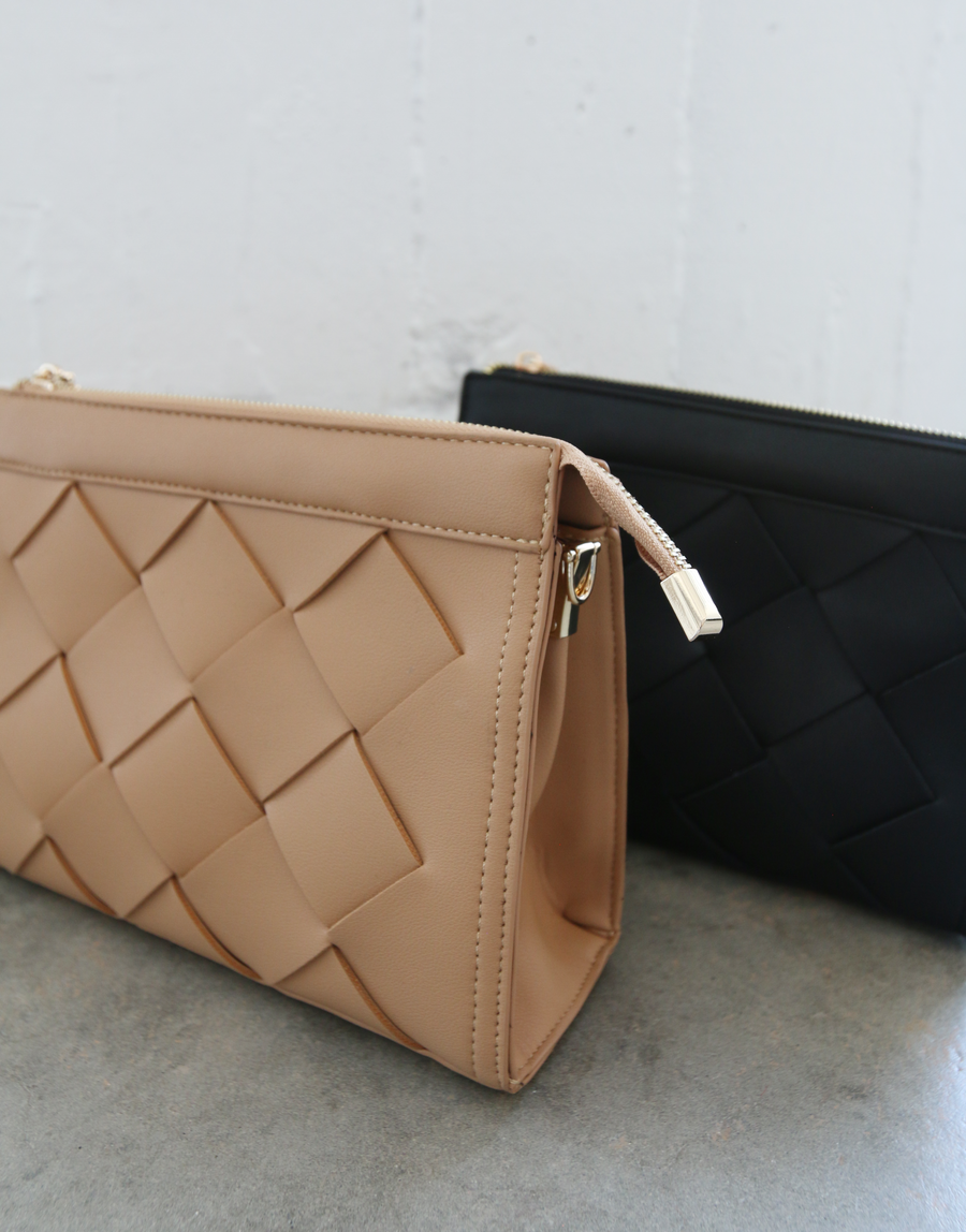 On The Go Woven Clutch Accessories -2020AVE