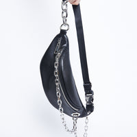 Orion Chain Fanny Pack Accessories Black One Size -2020AVE