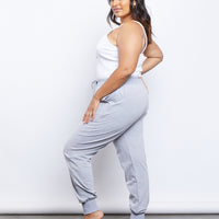 Curve Active Joggers Plus Size Bottoms -2020AVE
