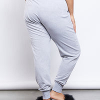 Curve Active Joggers Plus Size Bottoms -2020AVE