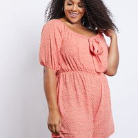 Curve Alessia Floral Romper Plus Size Rompers + Jumpsuits -2020AVE