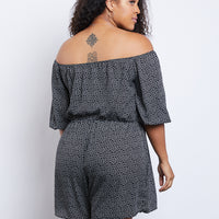 Curve Alessia Floral Romper Plus Size Rompers + Jumpsuits -2020AVE