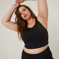 Curve All Star Sports Bra Plus Size Intimates Black XL -2020AVE