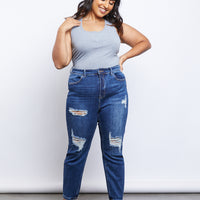 Curve Around and About Tank Plus Size Tops -2020AVE
