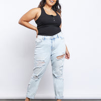 Curve Around and About Tank Plus Size Tops -2020AVE
