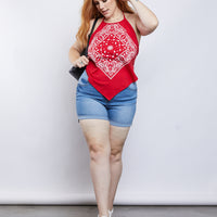 Curve Bandana Top Plus Size Tops -2020AVE