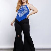 Curve Bandana Top Plus Size Tops -2020AVE