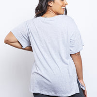 Curve Basic Pocket Tee Plus Size Tops -2020AVE