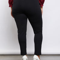 Curve Bodycon Leggings Plus Size Bottoms -2020AVE