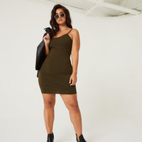 Curve Cami Bodycon Dress Plus Size Dresses -2020AVE