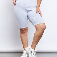 Curve Comfort Bike Shorts Plus Size Bottoms -2020AVE