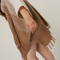 Curve Colorblock Fringe Cardigan Plus Size Outerwear -2020AVE