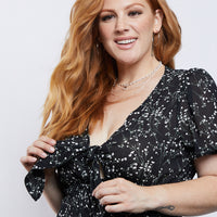 Curve Duchess Floral Top Plus Size Tops -2020AVE