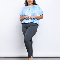 Curve Easy Does It Leggings Plus Size Bottoms -2020AVE