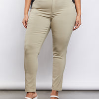 Curve Everyday Jeggings Plus Size Bottoms -2020AVE