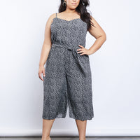 Curve Faye Floral Jumpsuit Plus Size Rompers + Jumpsuits Black 1XL -2020AVE