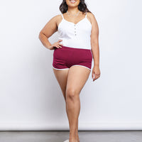 Curve Hit The Ground Running Shorts Plus Size Bottoms -2020AVE