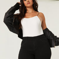 Curve Janice Bodysuit Plus Size Tops -2020AVE