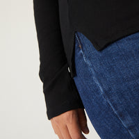 Curve Fitted Turtleneck Top Plus Size Tops -2020AVE