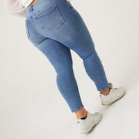 Curve Classic Skinny Jeans Plus Size Bottoms Medium Blue 14 -2020AVE