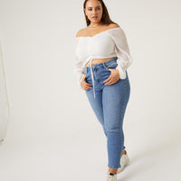 Curve Classic Skinny Jeans Plus Size Bottoms -2020AVE