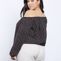 Curve Kendall Top Plus Size Tops Black 1XL -2020AVE