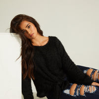 Curve Kristin Tie Sweater Plus Size Tops -2020AVE