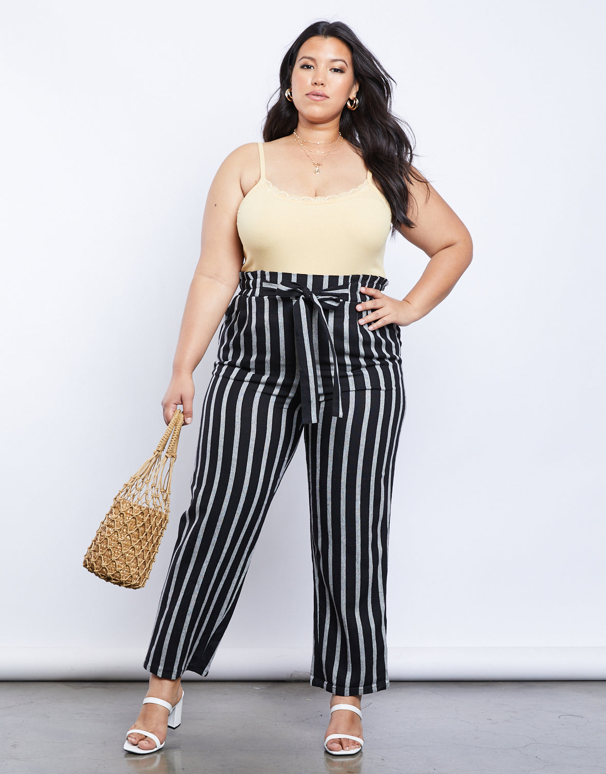 To Wear Paperbag Shorts Styling Paperbag Waist Pants Plus Size