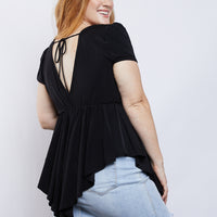 Curve Lauren Surplice Blouse Plus Size Tops -2020AVE