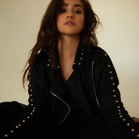 Curve Layla Suede Jacket Plus Size Outerwear -2020AVE