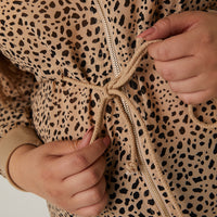 Curve Leopard Print Zip Up Blouse Plus Size Tops -2020AVE