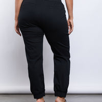 Curve Lounge Around Joggers Plus Size Bottoms -2020AVE