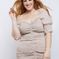 Curve Miranda Smocked Dress Plus Size Dresses -2020AVE