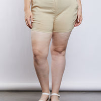 Curve Out and About Shorts Plus Size Bottoms -2020AVE