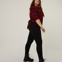 Curve Rory Plaid Top Plus Size Tops -2020AVE