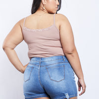 Curve Simple And Sweet Tank Plus Size Tops -2020AVE