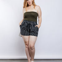 Curve Summer Tube Top Plus Size Tops -2020AVE
