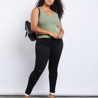 Curve Sun Daze Tank Plus Size Tops -2020AVE