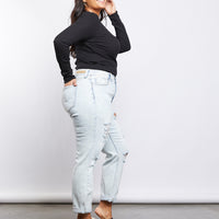 Curve Thermal Long Sleeve Top Plus Size Tops -2020AVE