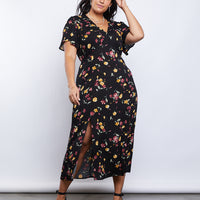 Curve Vintage Vibes Dress Plus Size Dresses Black 1XL -2020AVE