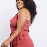 Curve Wrap Around Dress Plus Size Dresses -2020AVE