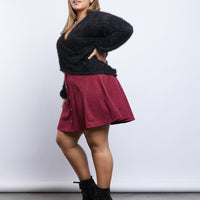 Curve A-Line Skirt Plus Size Bottoms -2020AVE