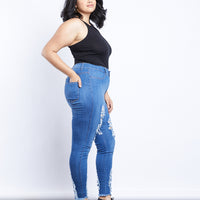 Curve Alexis High Neck Top Plus Size Tops -2020AVE
