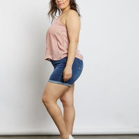 Curve All You Need Is Floral Tank Top Plus Size Tops -2020AVE