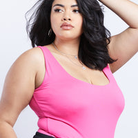 Curve Avery Sleeveless Bodysuit Plus Size Tops -2020AVE